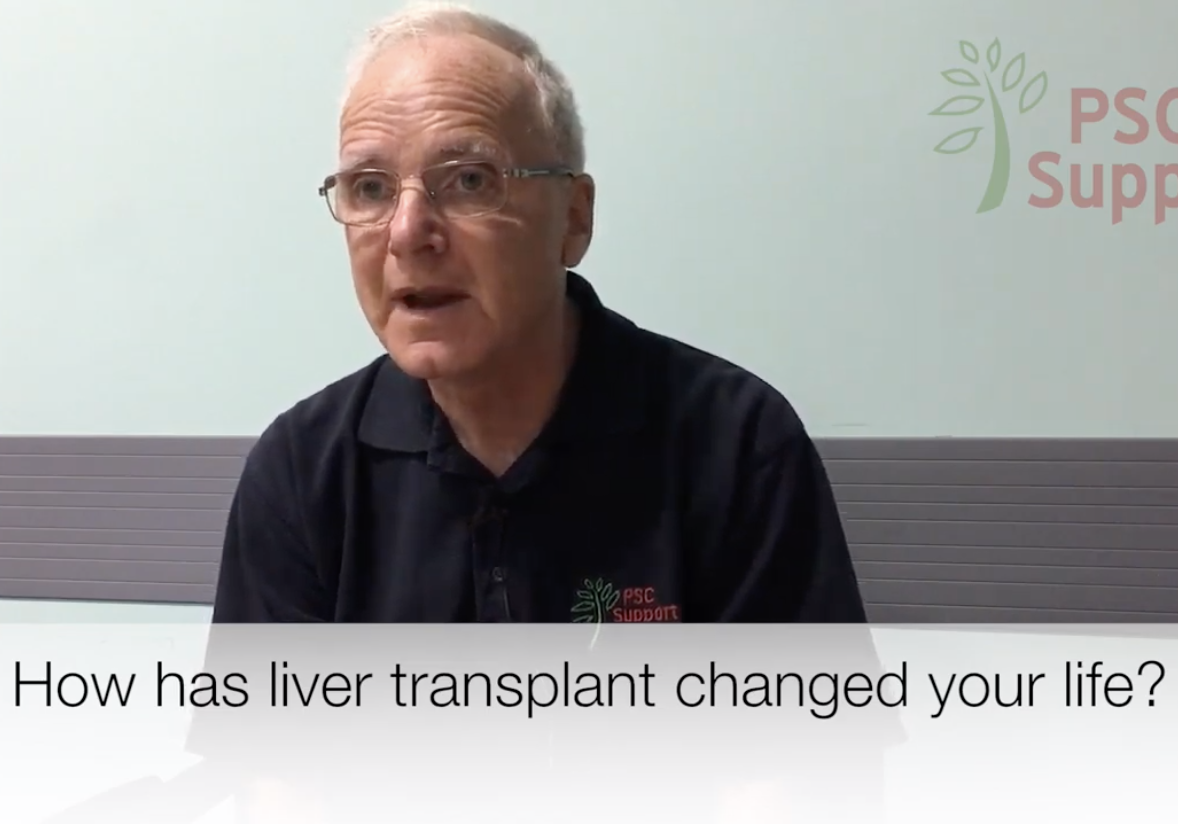 Keith talking about his liver transplant
